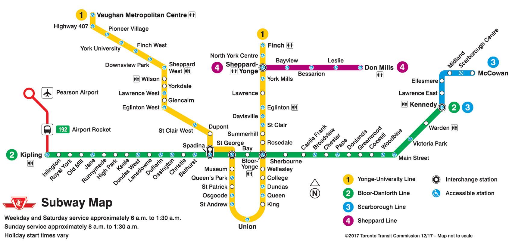 Toronto Metro Map